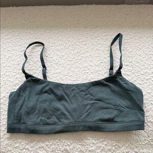 Skims Women's Dark Green Bralette